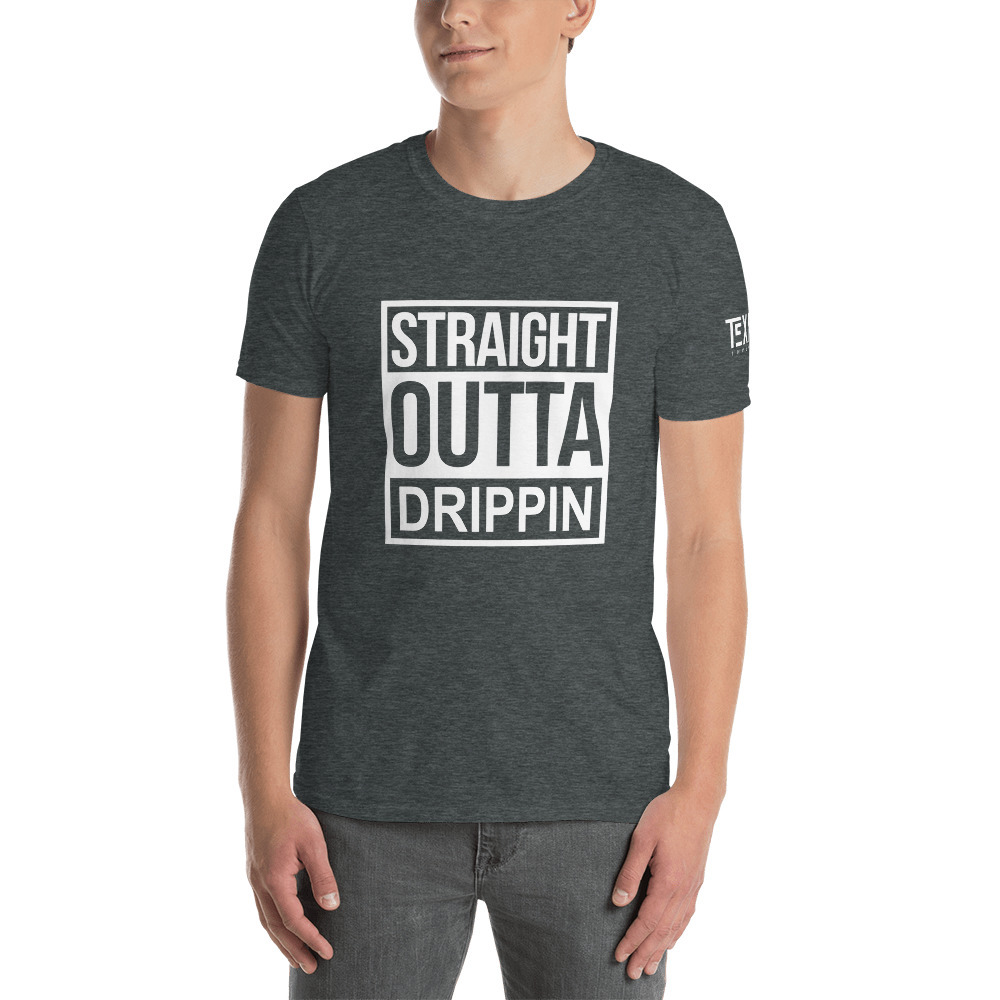 Straight Outta Da Swamp Black Adult T-Shirt 