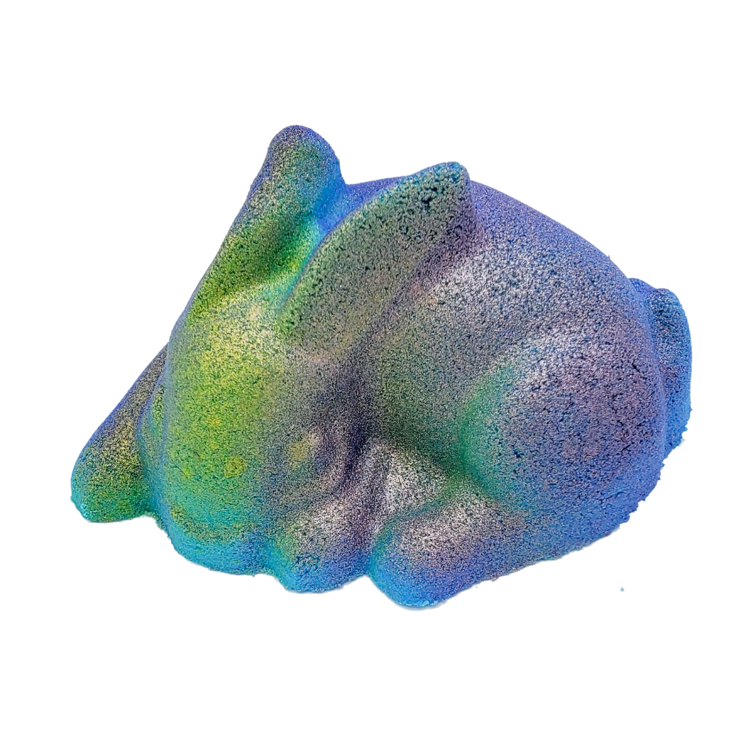 Holographic Sleeping Bunny | Lemon Poppyseed | Bath Bomb