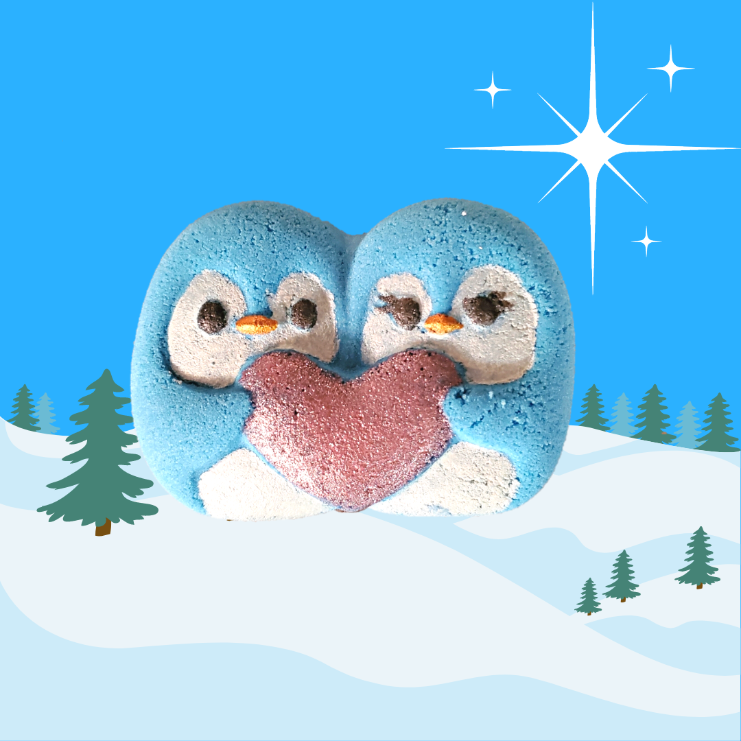 Penguin Love | Winter Candy Apple | Bath Bomb