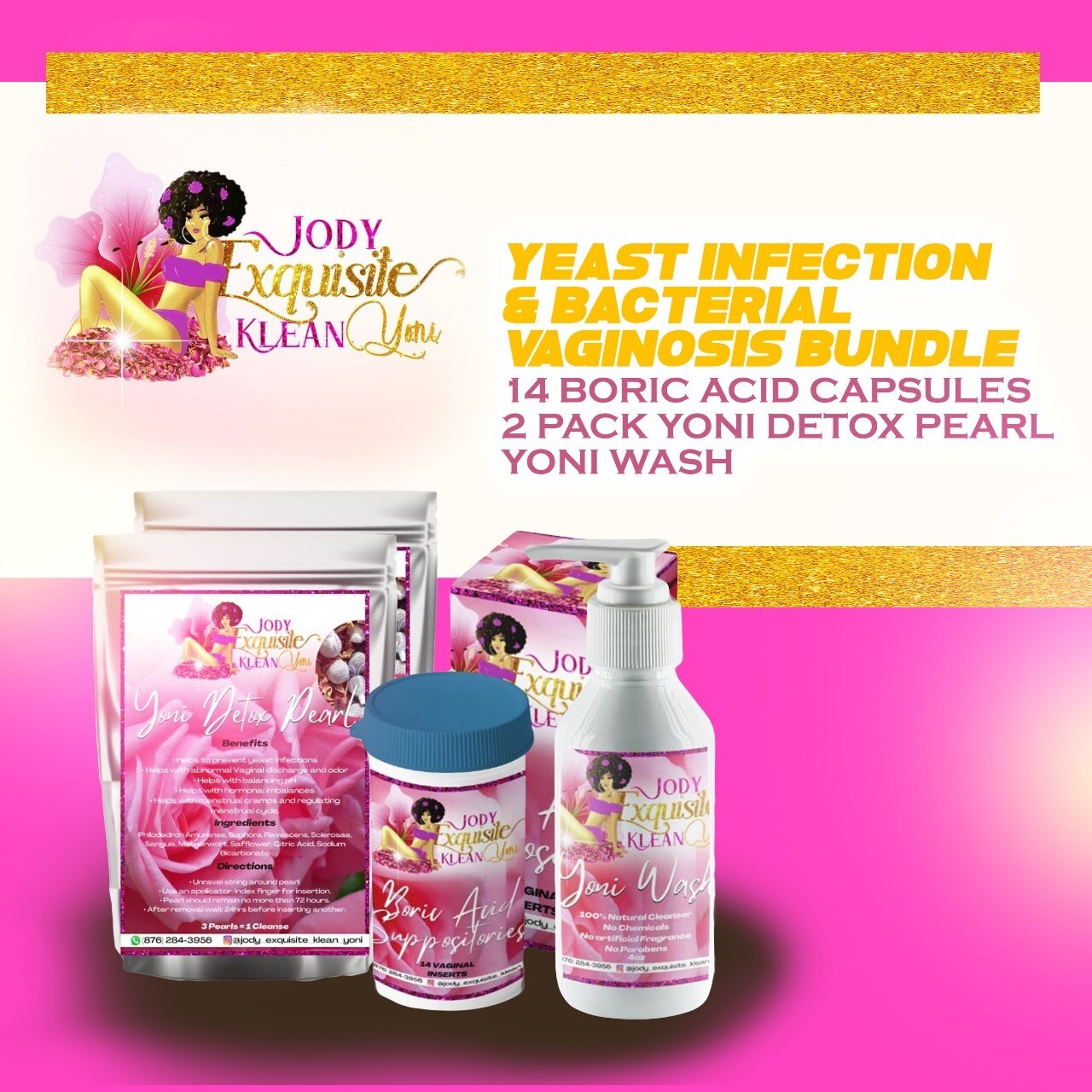 Yeast Infection &amp; Bacterial Vaginosis Bundle