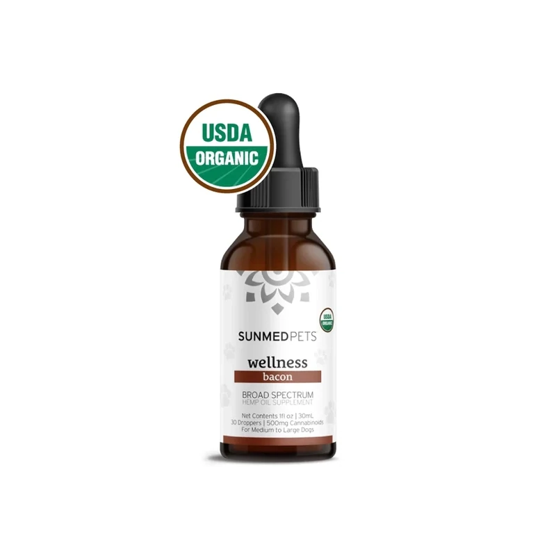 Broad Spectrum CBD Pet Tincture Bacon 17mg