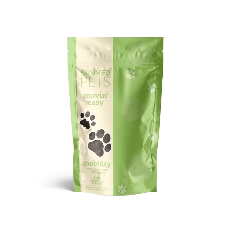 Broad Spectrum Movin’ Easy Relief CBD Pet Chews