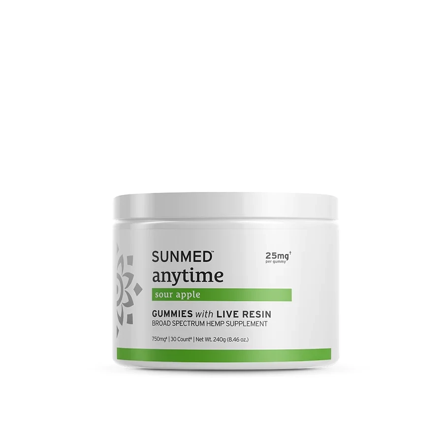 Broad Spectrum Anytime Gummies Sour Apple