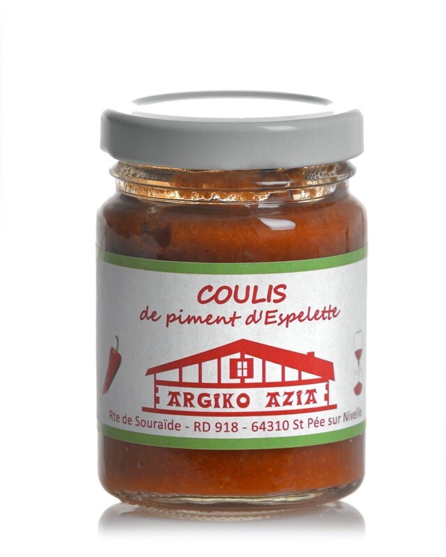 Coulis de piment d'Espelette Coulis de piment d'Espelette