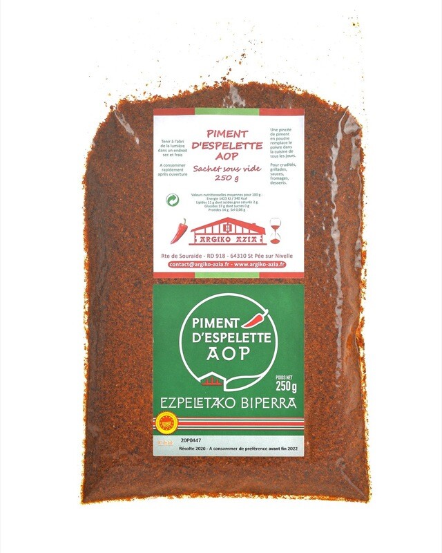 Piment d'Espelette AOP - 250g Piment d'Espelette AOP - 250g