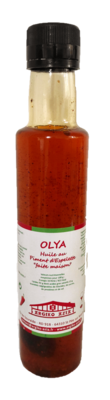 Olya - huile d'olive pimentée - Bouteille 25cl