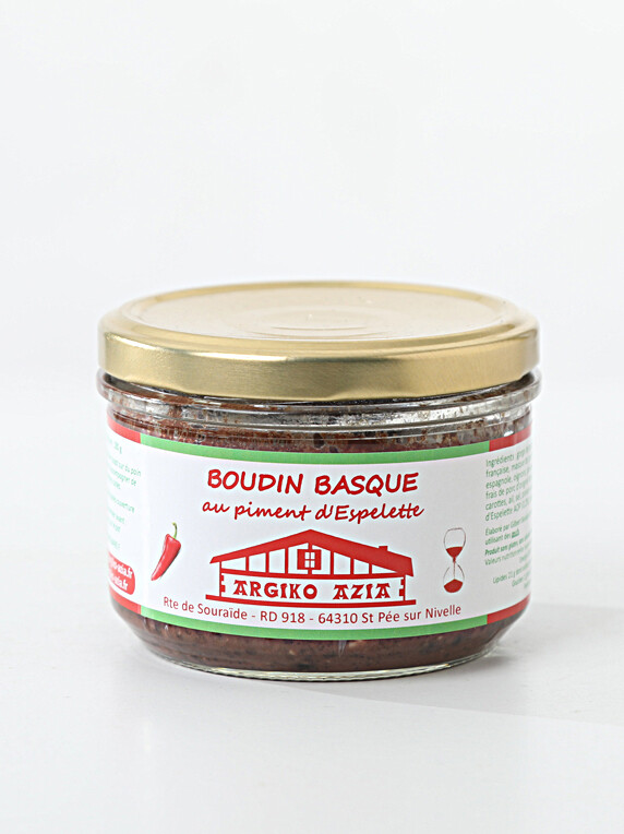 Boudin basque au Piment d'Espelette AOP Boudin basque au Piment d'Espelette AOP