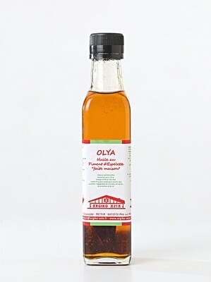 Olya - huile d'olive pimentée - Bouteille 25cl