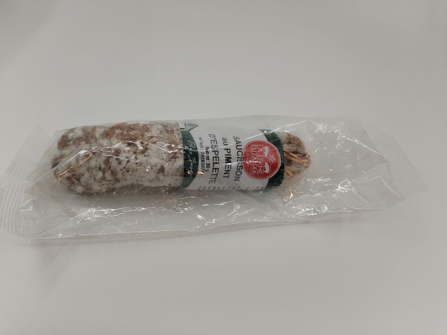 Saucisson au Piment d&#39;Espelette