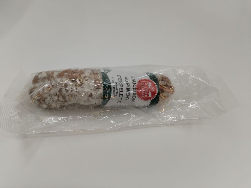 Saucisson au Piment d'Espelette Saucisson au Piment d'Espelette