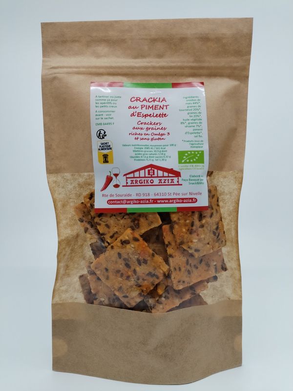 Crackia au Piment d'Espelette AOP Crackia au Piment d'Espelette AOP