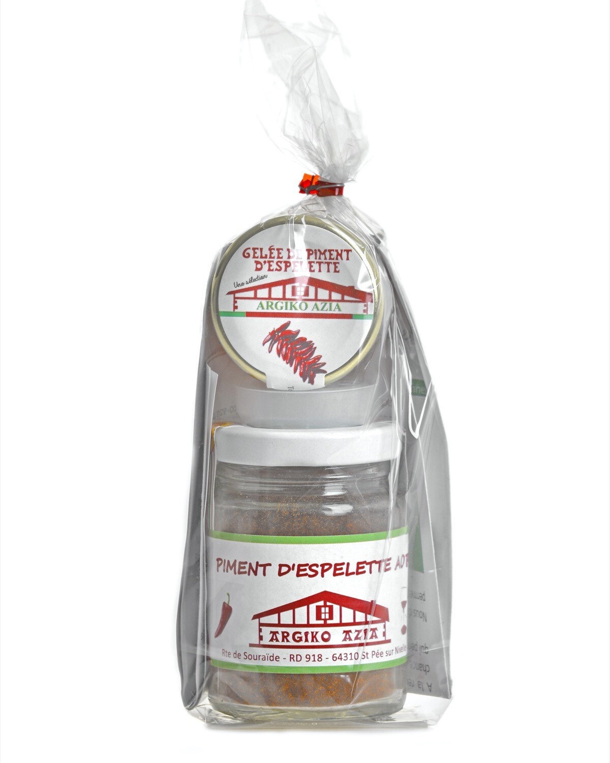 Piment d'Espelette AOP et gelée de piment en coffret 