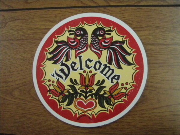 Americana Double Distelfink Welcome
