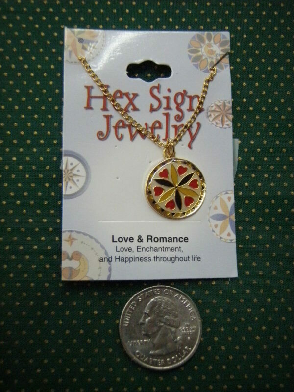 Love &amp; Romance gold colored necklace