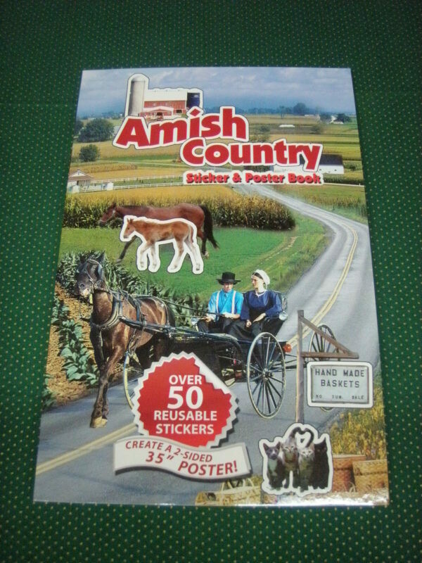 Amish Country sticker &amp; poster book