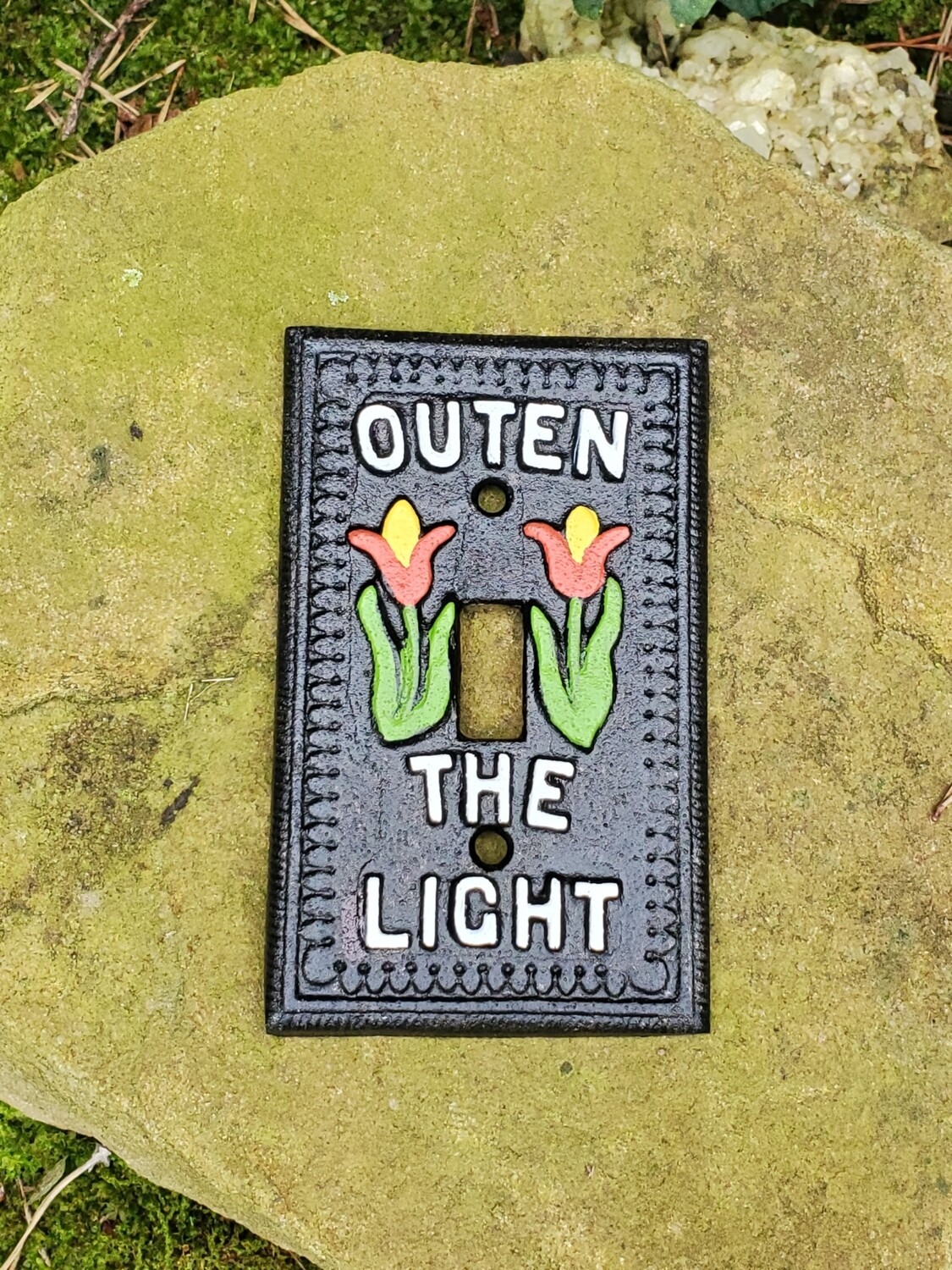 Outen the Light Switch Plate (Single)