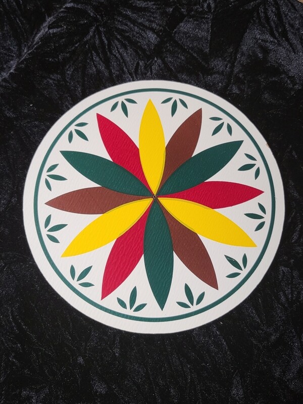 Vintage Rosette 8&quot;