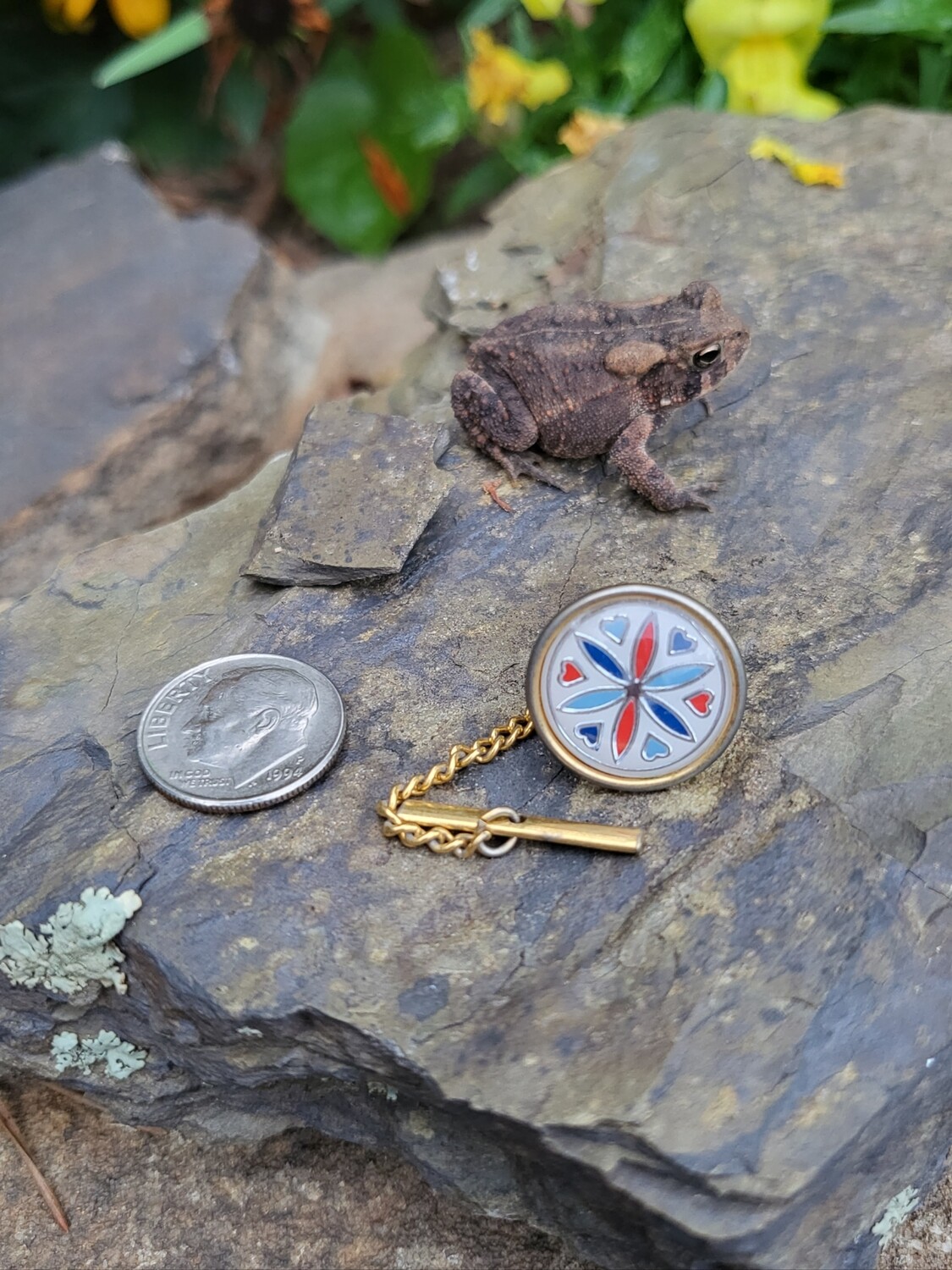 Vintage Love and Romance Tie Tack