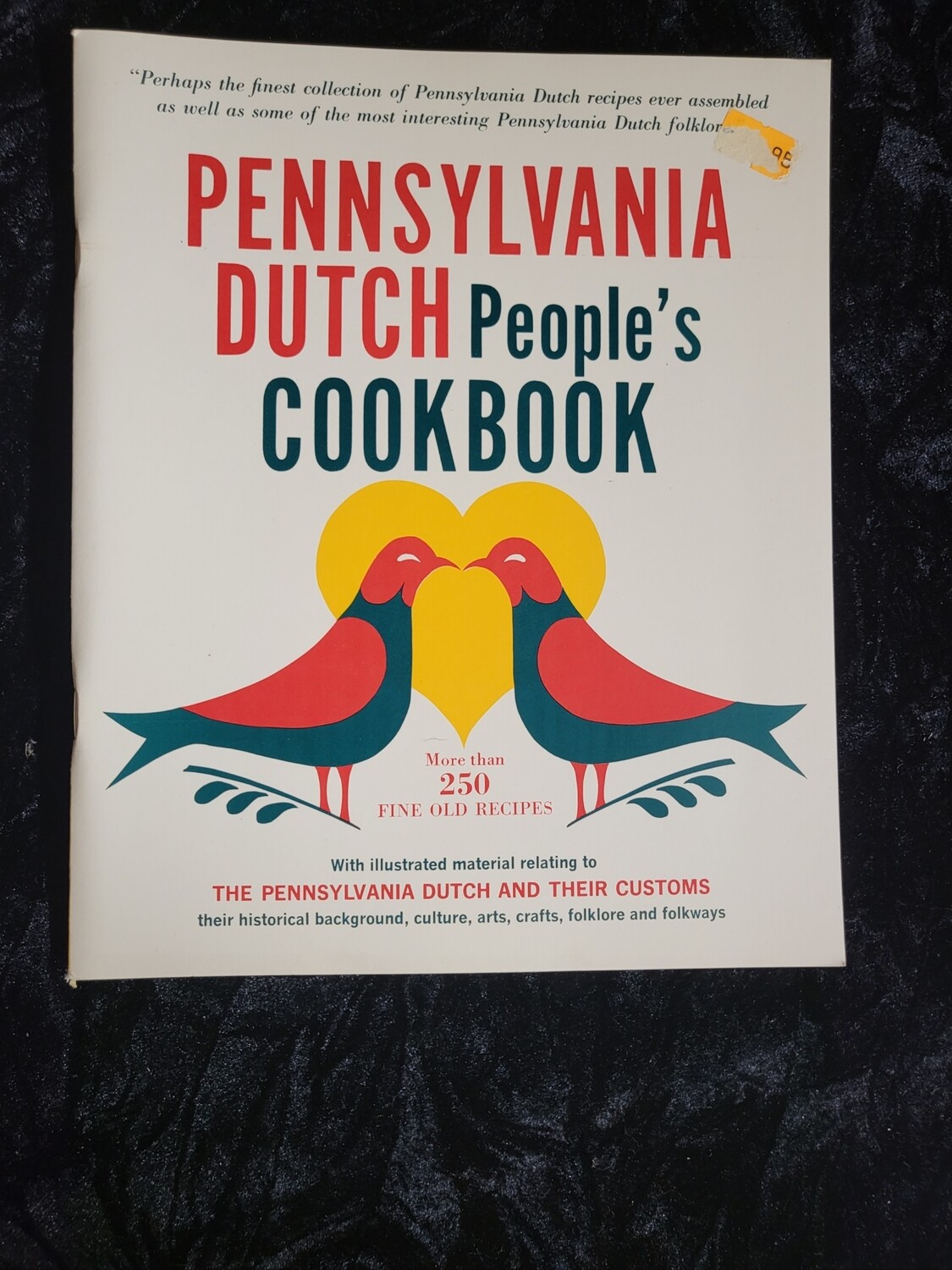 Vintage Pennsylvania Dutch People's Cookbook