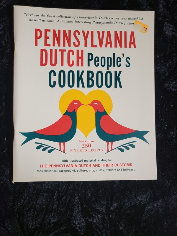 Vintage Pennsylvania Dutch People&#39;s Cookbook