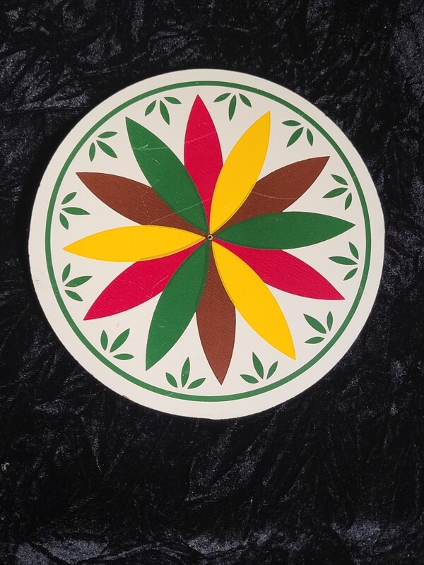 Vintage 12 Point Rosette