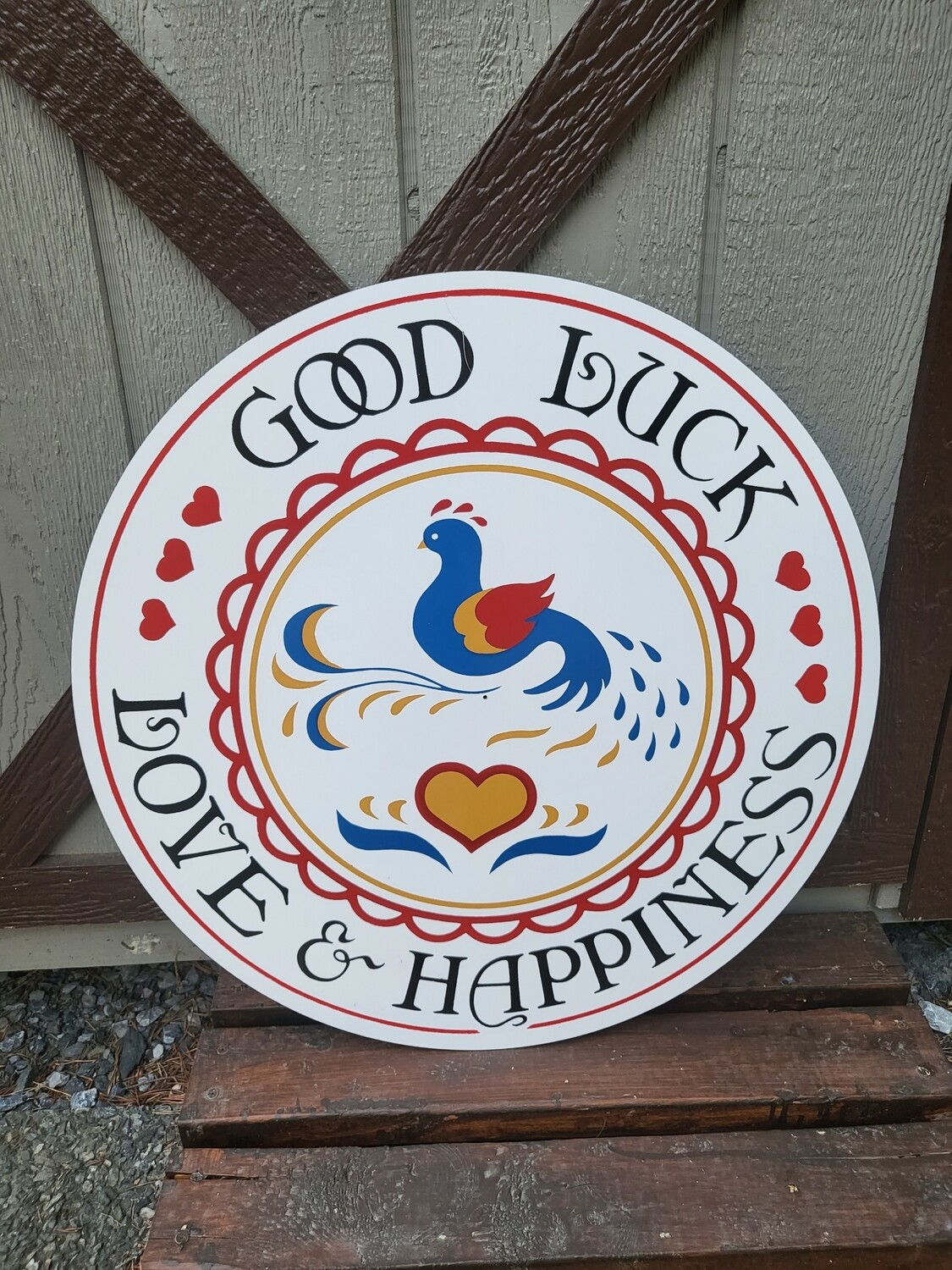 Americana Good Luck Love and Happiness