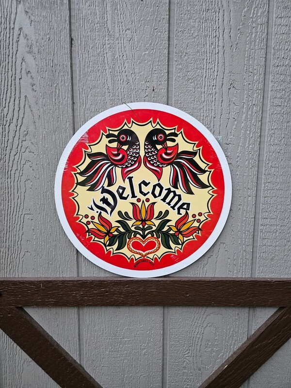 Americana Double Distelfink Welcome 