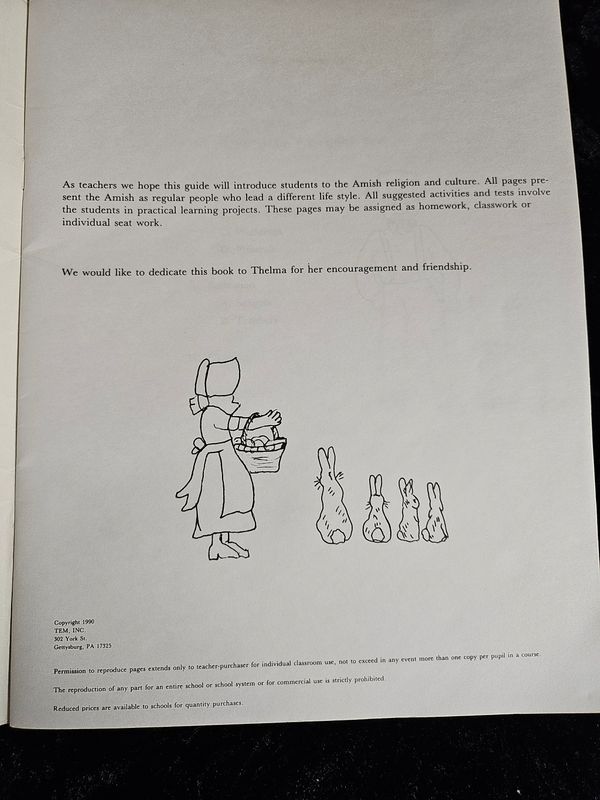 Learning about the Amish