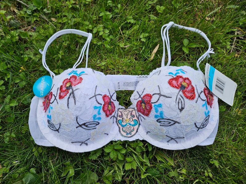 Hand embellished Fancy Pa Dutch Bra