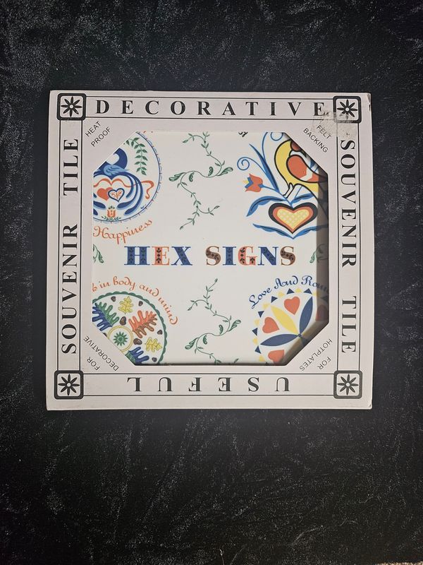 Hex sign cermaic tile