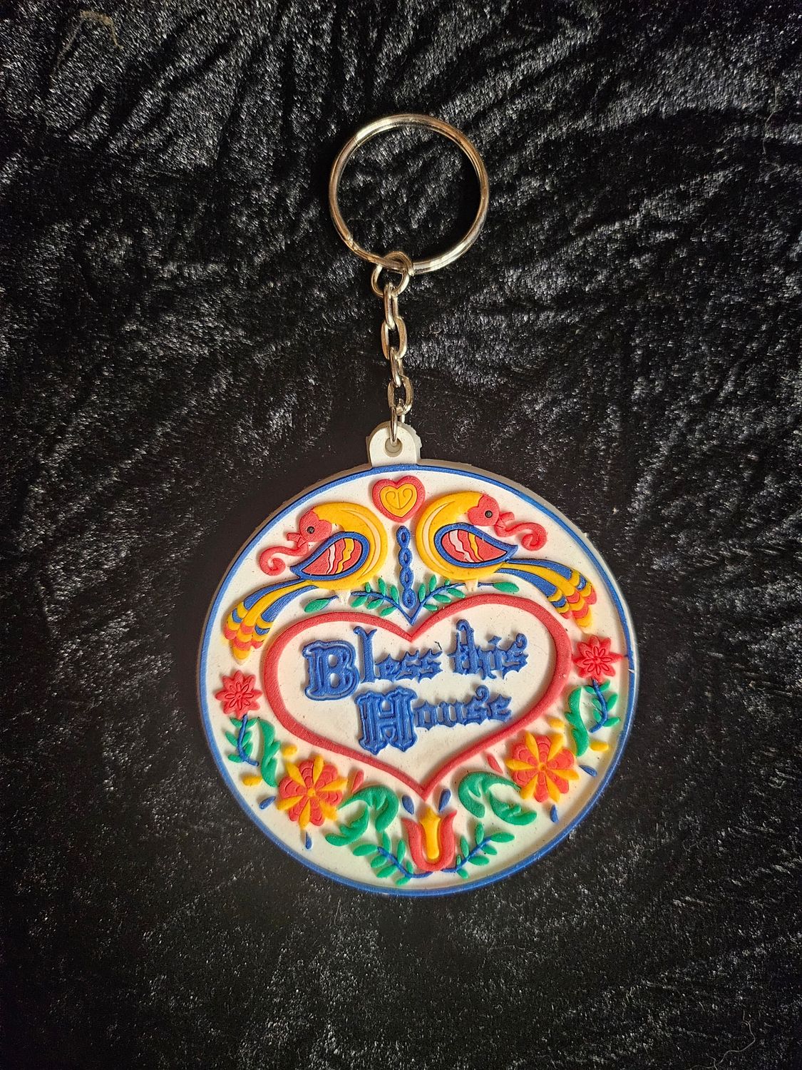 Hex sign key chain