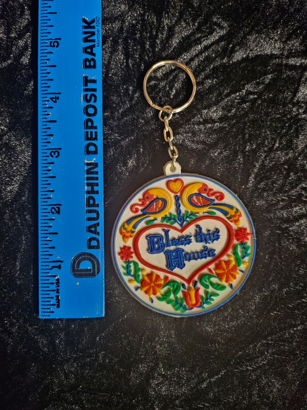 Hex sign key chain