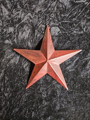 8&quot; Pa Dutch Red metal star