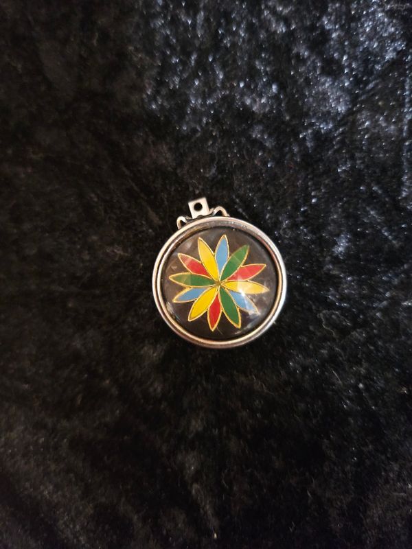 Vintage 12 Point Rosette clip pin