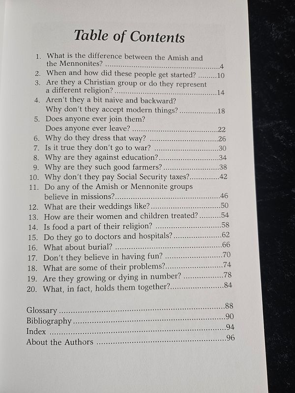 20 Most Asked Questions about the Amish and Mennonites