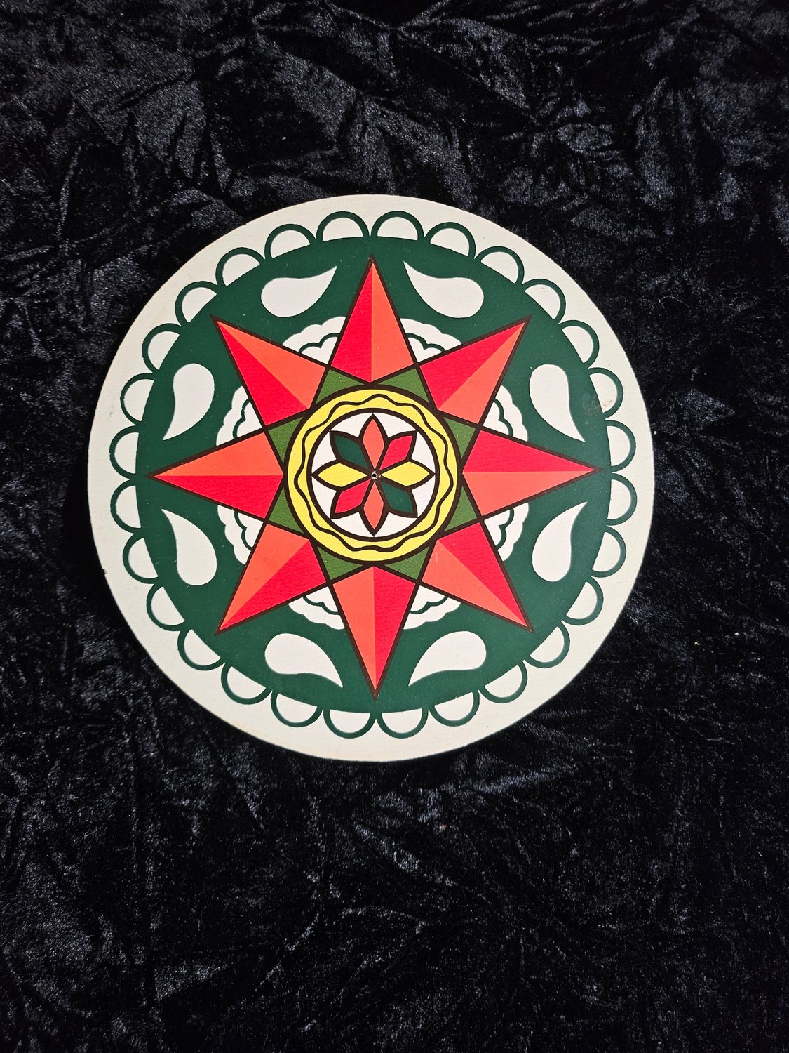 Vintage Sun Rain and Fertility hex sign