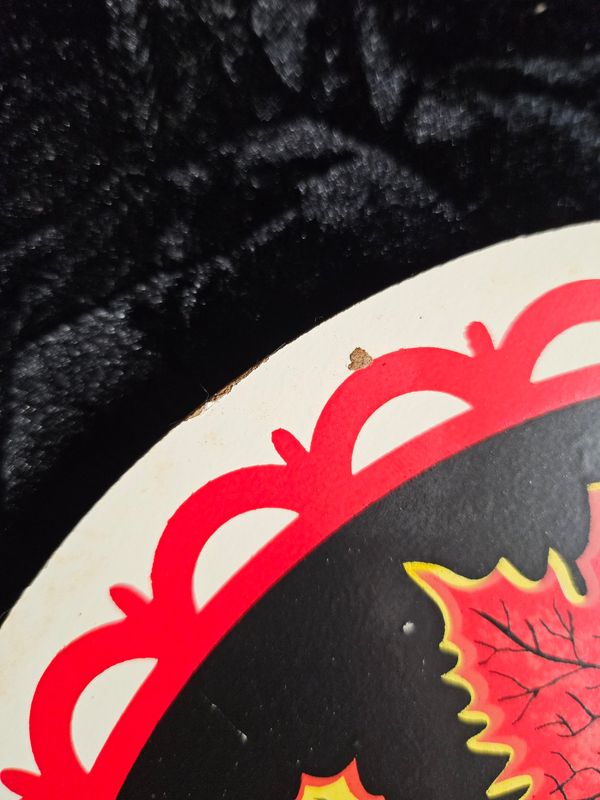 Vintage Maple Leaf hex sign
