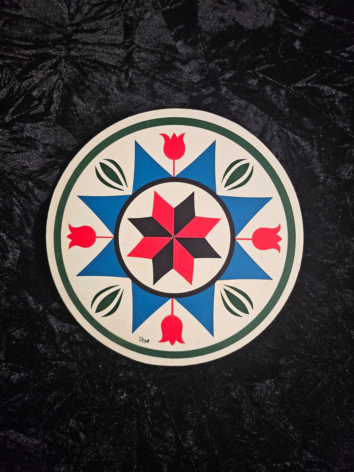 Vintage Fertility hex sign