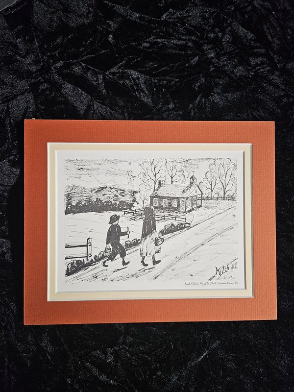 Vintage Amish Children picture