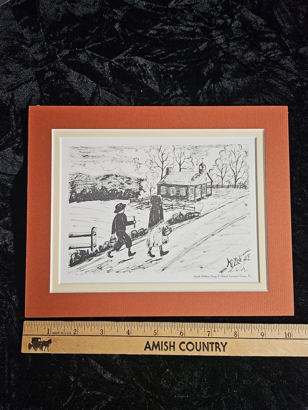 Vintage Amish Children picture