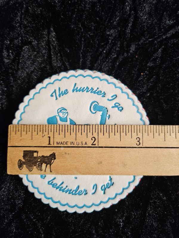 Vintage 12 Pack of Pa Dutch paper coasters