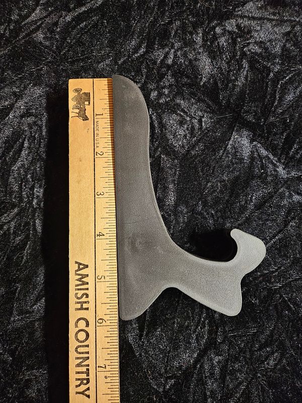 6" plastic hex sign stand