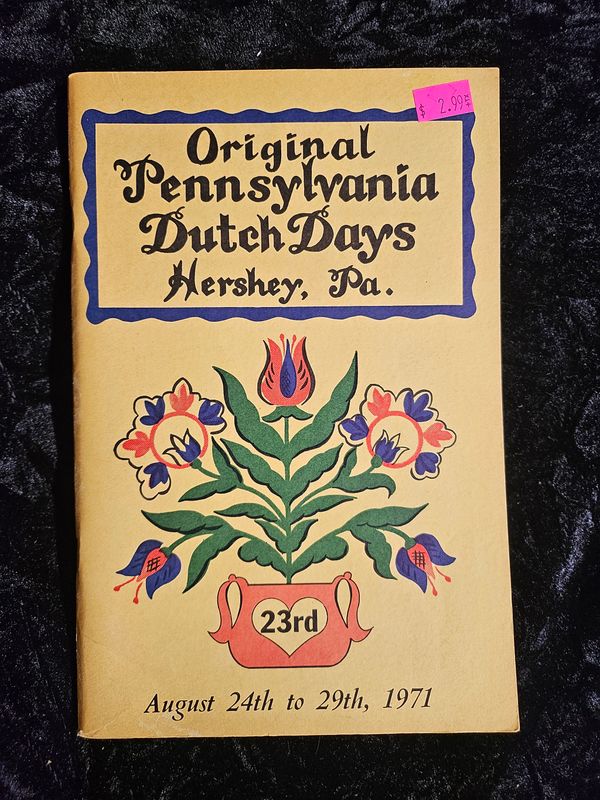 Vintage 1971 Pennsylvania Dutch Days guide