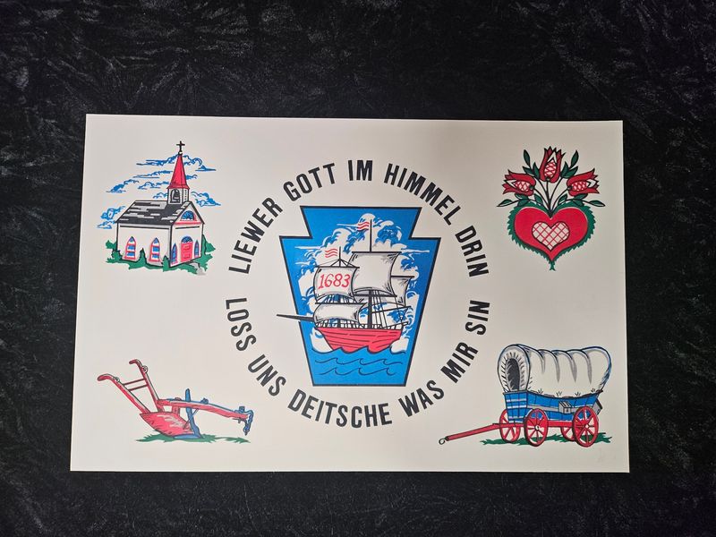 German Dutch flag plastic mat