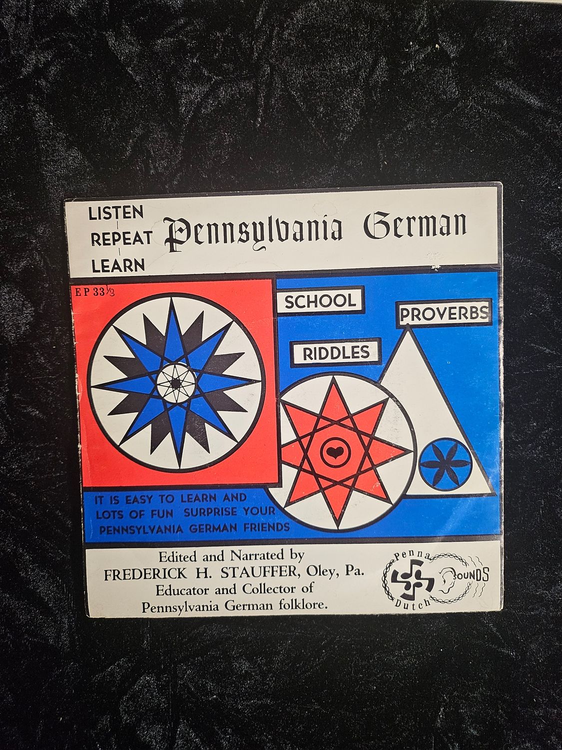 Vintage Pennsylvania German record