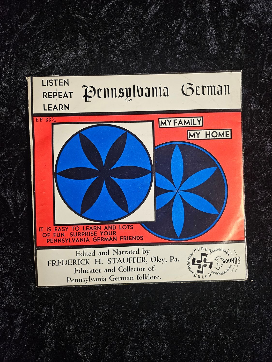 Vintage Pa Dutch German record
