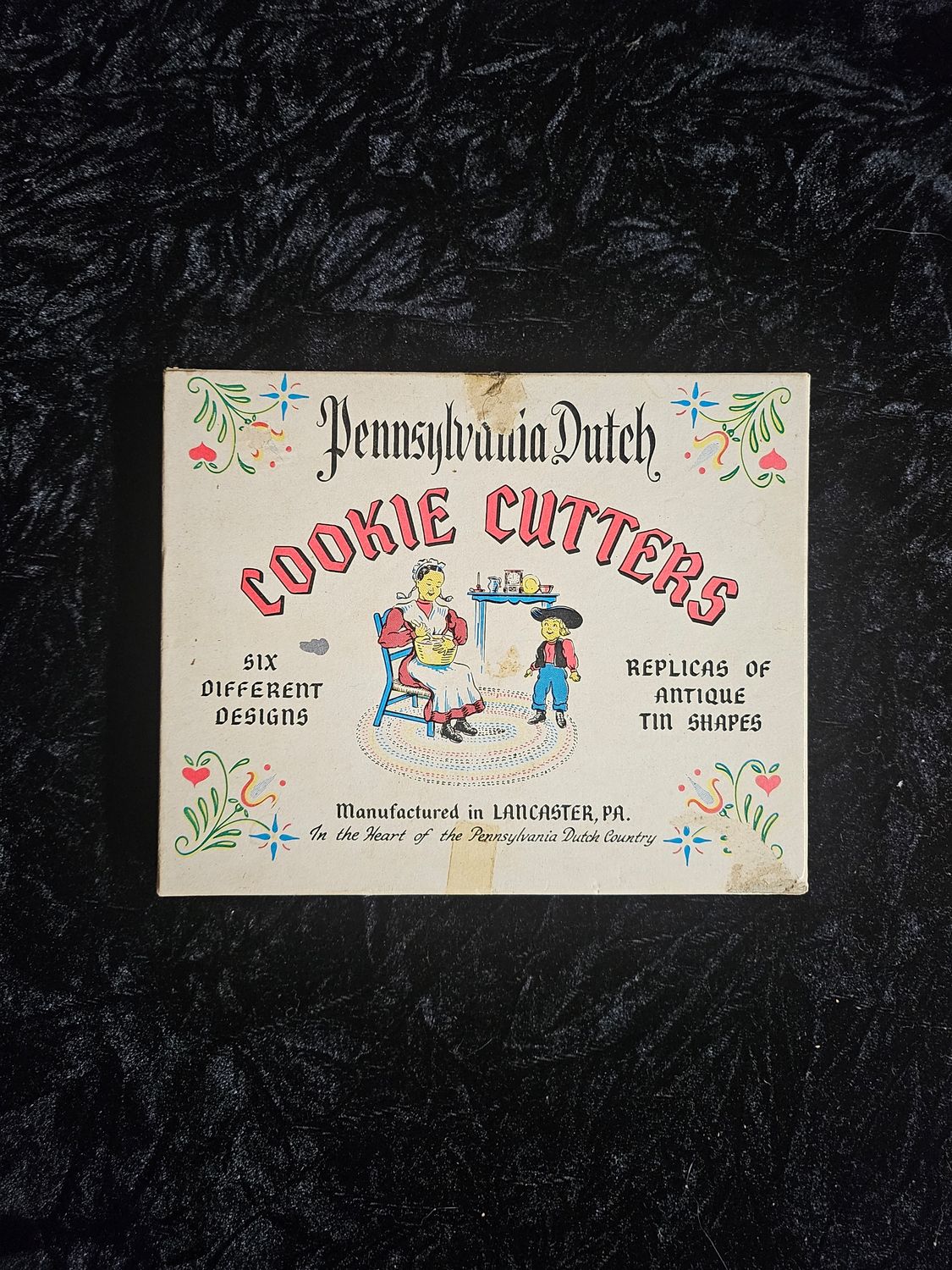 Vintage Pa Dutch cookie cutter set