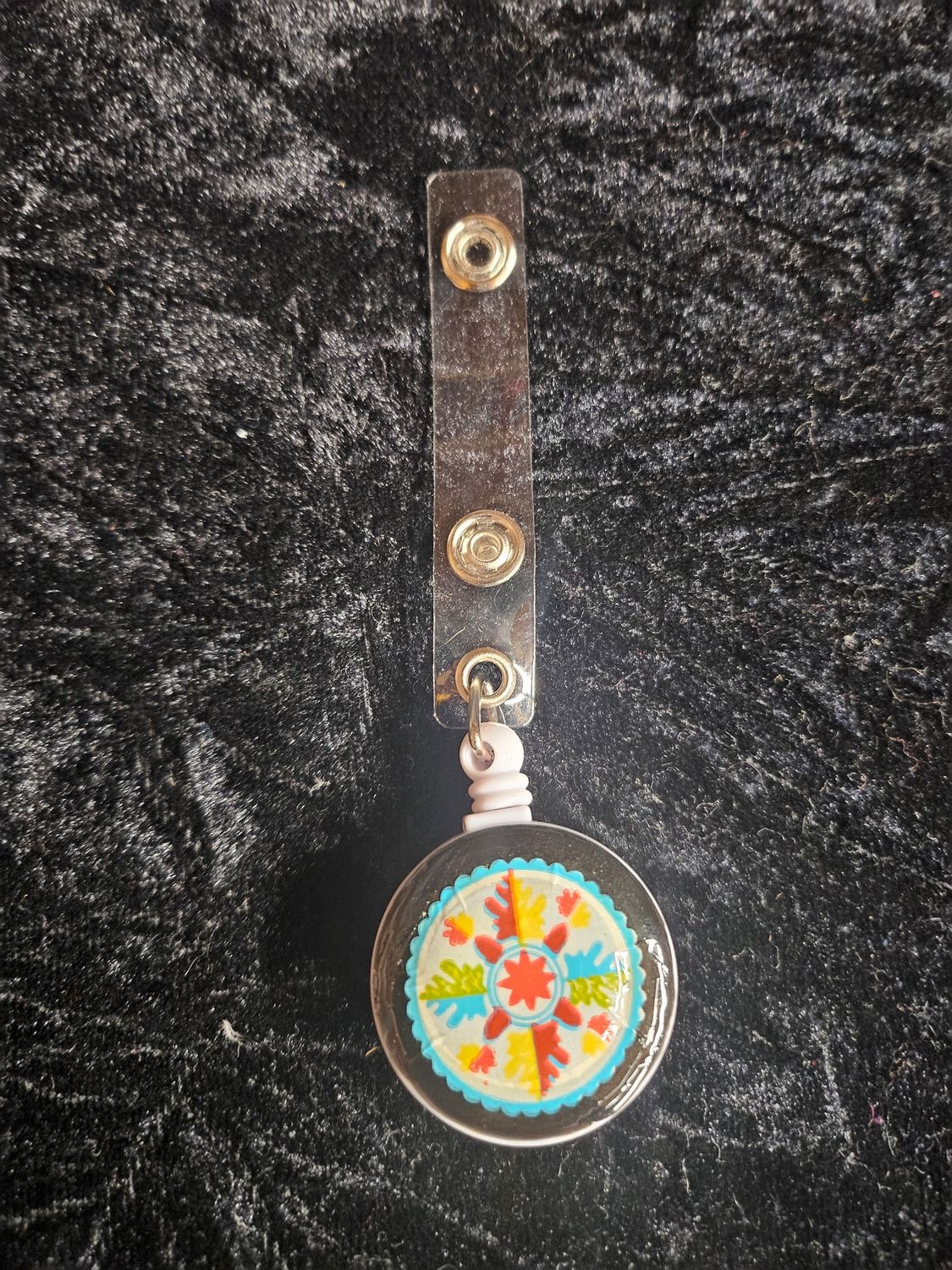 Handmade Pa Dutch medical ID holder