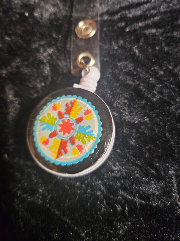 Handmade Pa Dutch medical ID holder