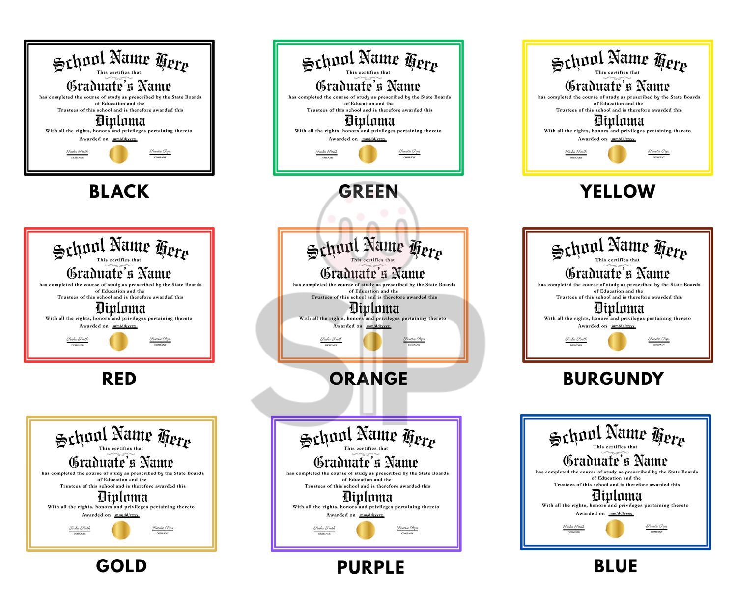 Edible Graduation Diplomas